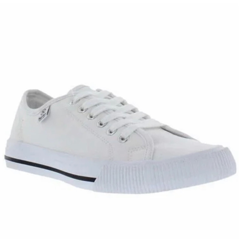 Hurley Carrie White Canvas Sneakers NWT SIZE 6